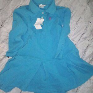 Polo Ralph Lauren 2pc dress with diaper cover